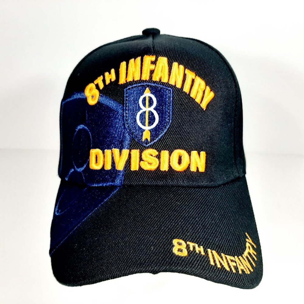US Army 8th Infantry Division Men's Ball Cap Hat O